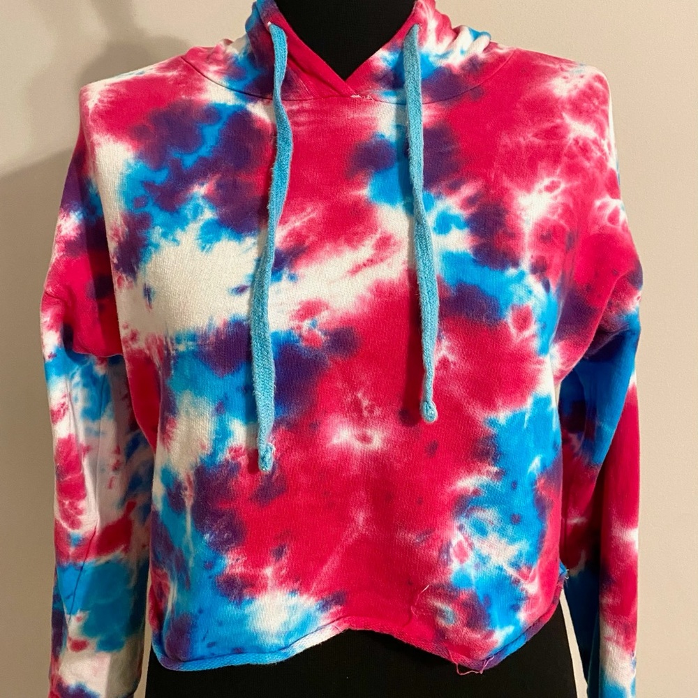 💜CUTE tie dye cropped sweatshirt💜